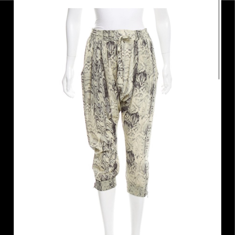 Iro high-rise silk Kenna pants